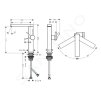 Hansgrohe 73060670 - Umyvadlová baterie s výpustí Push-Open, CoolStart, EcoSmart, matná černá