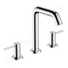 Hansgrohe 73330000 - Umyvadlová baterie s výpustí Push-Open, 3-otvorová instalace, EcoSmart, chrom