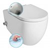 INFINITY CLEANWASH závěsná WC mísa Rimless, integrovaná baterie a bidet. sprška, 36,5x53cm, bílá obrázek č.: 1