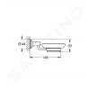 Grohe 40652EN1 - Držák skleničky/mýdelníku, kartáčovaný nikl
