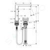 Hansgrohe 73053670 - Umyvadlová baterie s výpustí, 2-otvorová instalace, CoolStart, EcoSmart+, matná černá