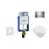 Geberit 110.302.00.5 NB6 - Modul pro závěsné WC s tlačítkem Sigma30, lesklý chrom/chrom mat + Villeroy Boch - WC a sedátko, DirectFlush, SoftClose, CeramicPlus