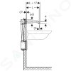 Geberit 116.263.21.1 - Elektronický umyvadlový ventil pod omítku, bateriové napájení, easy to clean, chrom