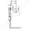 Geberit 116.265.21.1 - Elektronický umyvadlový ventil pod omítku, napájení z generátoru, easy to clean, chrom