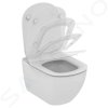 Geberit 110.302.00.5 NU6 - Modul pro závěsné WC s tlačítkem Sigma30, lesklý chrom/chrom mat + Ideal Standard Tesi - WC a sedátko, Aquablade, SoftClose