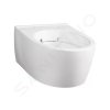 Geberit 204070600 - Závěsné kompaktní WC, Rimfree, s KeraTect, bílá