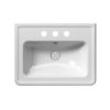 CLASSIC keramické umyvadlo 60x46cm, 3 otvory, bílá ExtraGlaze