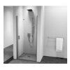 ZOOM sprchové dveře do niky 800mm, čiré sklo, levé