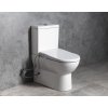JALTA WC kombi s funkcí bidetu Clean Star,  Rimless, spodní/zadní odpad, bílá