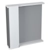 PULSE galerka s LED osvětlením, 75x80x17cm, levá, bílá/antracit  VYSTAVENÉ ZBOŽÍ, VELMI DOBRÝ STAV, BEZ ZÁRUKY NA POVRCHOVÉ VADY - DODÁNÍ DO TÝDNE ! (ZÁRUKA 1 ROK)