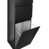 48825 ai685 altair vysoka skrinka s kosem 40x184x31cm cerna mat kos