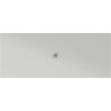 Keramická sprchová vanička, obdélník 200x80x2cm, cenere mat