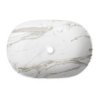 58539 ar435bc rondane keramicke umyvadlo na desku 216 41cm bianco carrara pud c