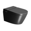 WCLEAN závěsné WC Swirlflush s integrovaným elektronickým bidetem, černá dual-mat