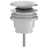 Umyvadlová výpust 5/4“, click-clack, velká zátka, 4-45mm, ABS/nerez