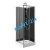 GRANVIK sprchový box 800x800x2180mm část 2/4 fixní a posuvné sklo čiré