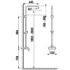 Jika Lyra 3.3527.7.004.000.1 - Teleskopický sprchový sloup obrázek č.: 2