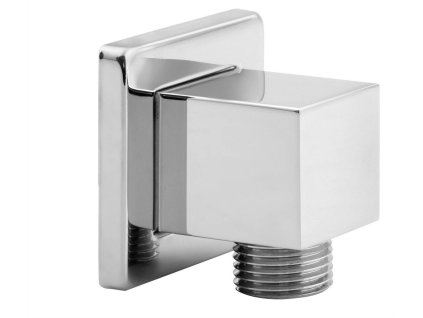 Vývod sprchy, hranatý, chrom