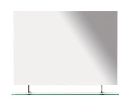 WEGA zrcadlo s policí 100x80cm