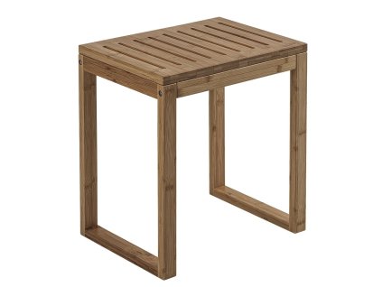 HIMALAYA koupelnová stolička, 39,5x44,3x29,5cm, bambus