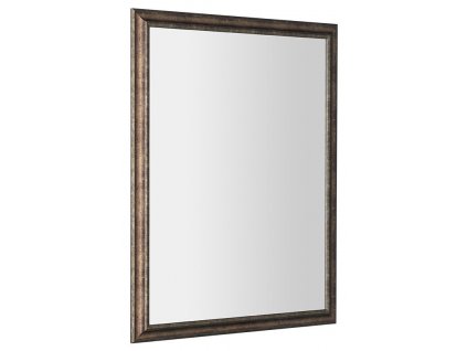 ROMINA zrcadlo v dřevěném rámu 680x880mm, bronzová patina