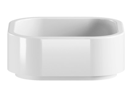 HAKO keramické umyvadlo na desku 40x40cm, bílá