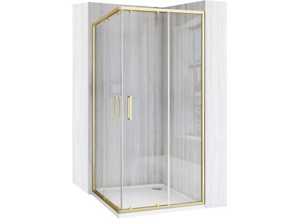 Sprchový kout REA City  90x90 Gold (Varianta Bez sprchové vaničky)