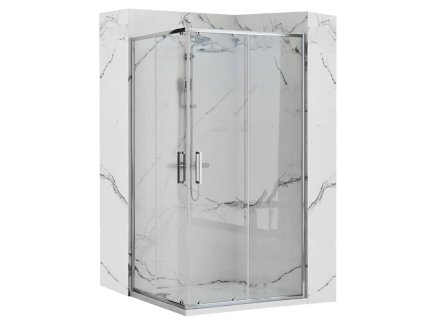 Sprchový kout REA PUNTO 80x100 (Varianta Bez sprchové vaničky)