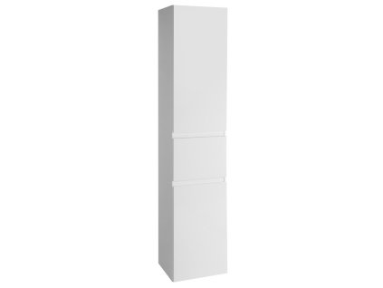 ALTAIR vysoká skříňka s košem 40x184x31cm, pravá, bílá
