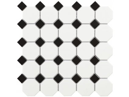 TECH mozaika Octogon White Matt 29,5x29,5