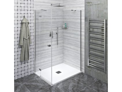 FORTIS obdélníkový sprchový kout 800x1000 mm, L varianta