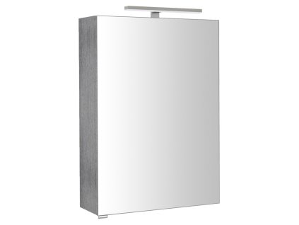 RIWA galerka s LED osvětlením, 50x70x17cm, dub stříbrný
