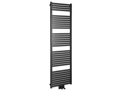 TONDI otopné těleso rovné 450x1690 mm, středové připojení, černá mat
