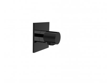 Sanjet QUADRO BLACK E095036B Vyústění sprchy 7x7x4,7cm