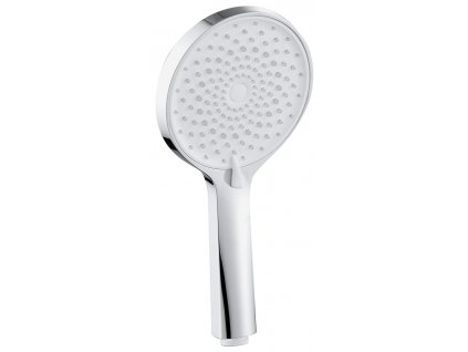 Ruční masážní sprcha, 4 režimy sprchování, silikon trysky, průměr 123mm, chrom