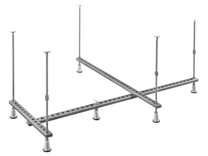 Nosná konstrukce pro asymetrickou vanu 150x75cm, L/R