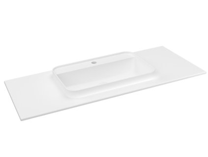 BRAHEA umyvadlo 111,6x51,5cm, rockstone, bílá mat