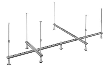 Nosná konstrukce pro asymetrickou vanu 160x100cm