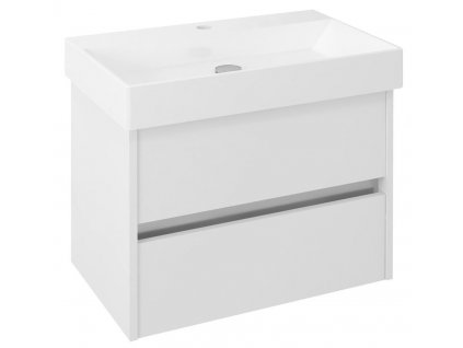 NIRONA umyvadlová skříňka 67x51,5x43 cm, bílá