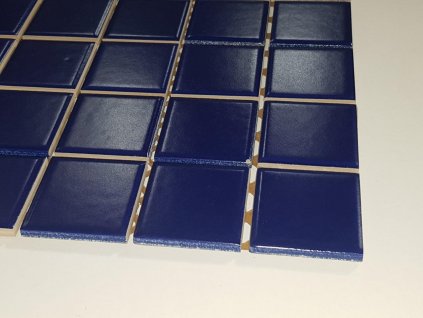 Mozaika modrá 4,8x4,8 cm, matná