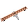 Odtokový žlab NEO Slim Pro brushed copper 70