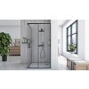 Sprchový kout REA City 80x100 Black (Varianta Bez sprchové vaničky)