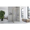 Sprchový kout REA City 80x80 Gold Brush (Varianta Bez sprchové vaničky)