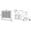 LYMO galerka 58x49x14,7cm, plast