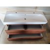 Krajcar PLX120| Koupelnová skříňka 120x65x46,5cm, 2 otvory 2