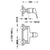 1077426 tres canigo chrom sprchova nastenna vcetne sprchy drzaku a hadice 21716701