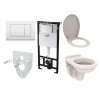 Alcaplast Renovmodul AM101:1120.SET.1 Tlačítko, klozet, sedátko