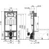 Alcaplast Renovmodul AM101:1120.SET.1 technický nákres