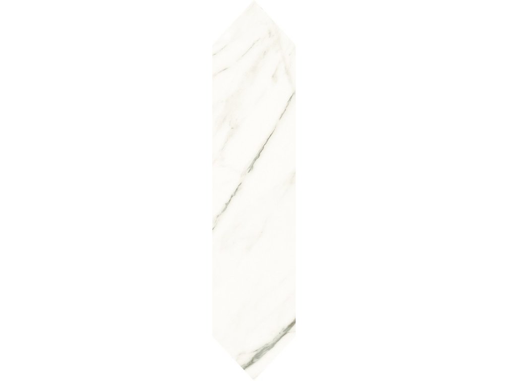 Ceramika Paradyz Listela Arctic Storm Bianco Heksalong Lesk 29,8x6,5 - 165004