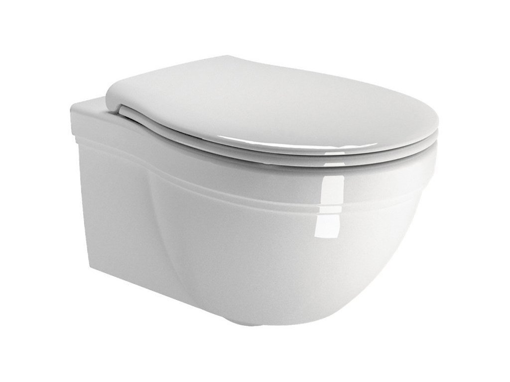 CLASSIC závěsná WC mísa, 37x55 cm, bílá ExtraGlaze - 871211